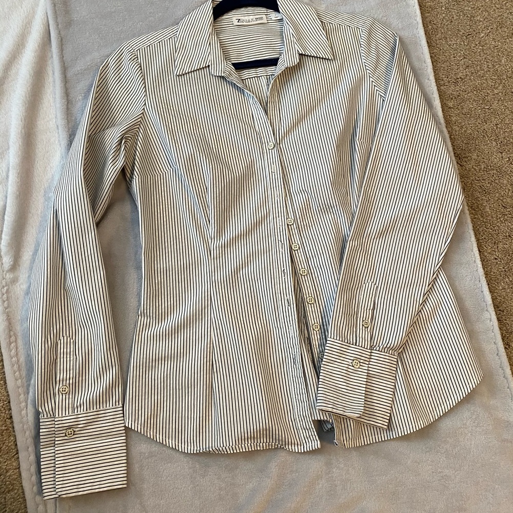 7th avenue New york & co stripe shirt